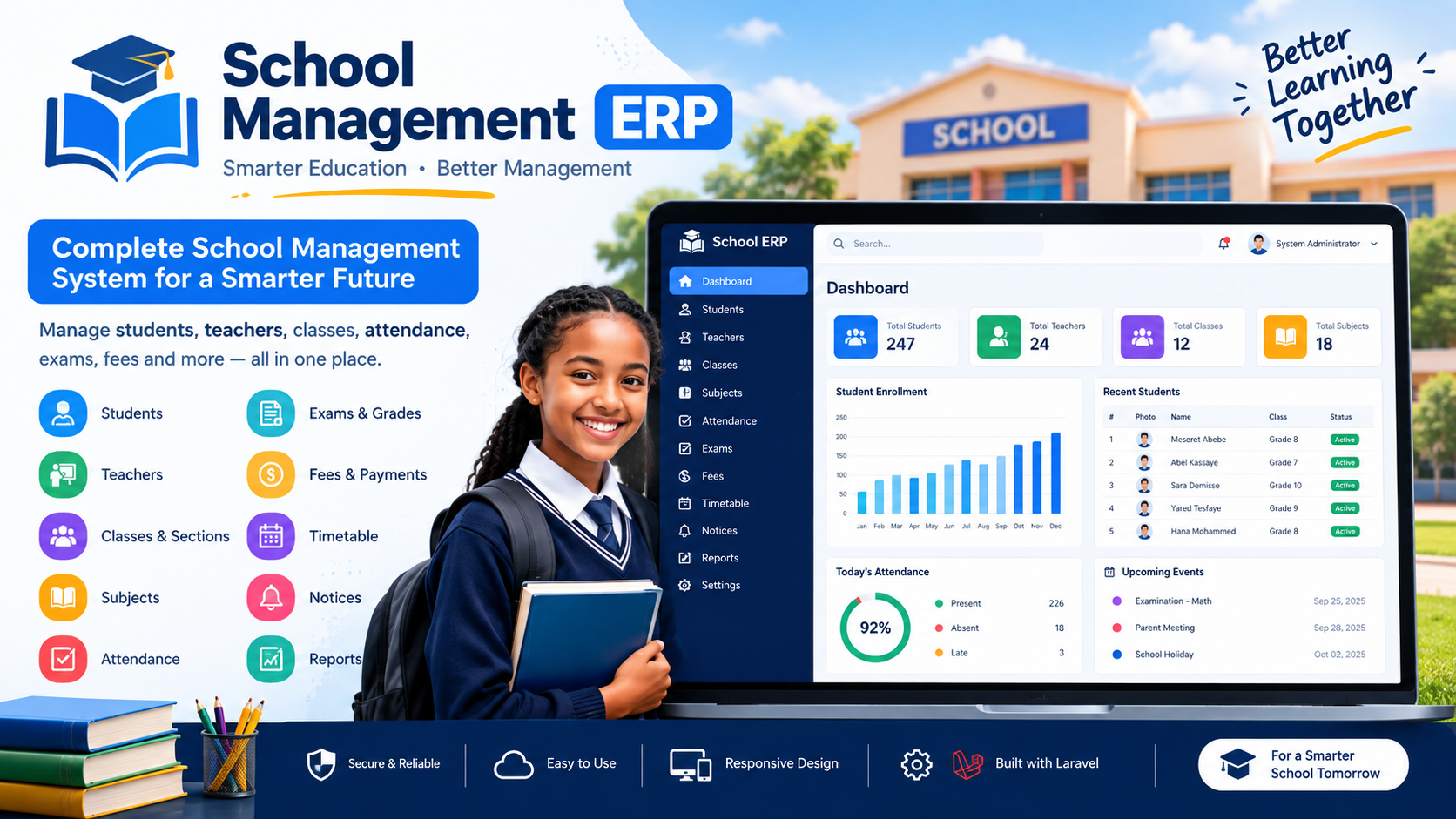 School Management System Full ERP